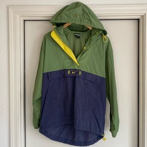 nike vintage nylon pullover jacket size small men’s